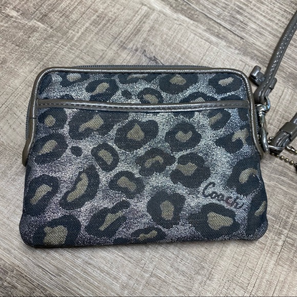 Coach Animal Print Wristlet - Picture 2 of 9